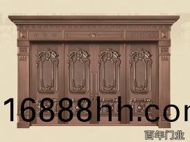 婁底銅藝(yi)四開(kai)門-湖南銅門廠