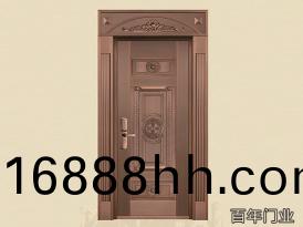 銅藝單開門-湖南銅門