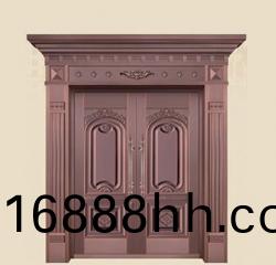 銅藝(yi)雙開門-湖南銅門