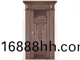 銅藝單開門-湖南銅門